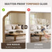 Full Length Mirror Wall Mounted 65"X22", Rustic Wooden Frame Floor Mirror, Large Full Body Mirror for Bedroom, Leaning or Hanging against Wall, Natural Solid Wood