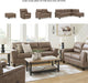 Queen Dark Brown UltraPremium Sleeper Sofa Collection