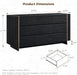 63" Modern 9 Drawer Dresser for Bedroom, 20" Depth for More Storage