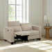 62.2'' Wall Hugger Power Loveseat Recliner Sofa with Adjustable Headrest and USB & Type C Dual Charge Ports for Living Room, Office (Fabric, HL198M1) (Beige)