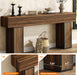 70.9-Inch Long Console Table, Wooden Sofa Table behind Couch Tables, Farmhouse Entryway Table Accent Table for Entrance, Hallway, Living Room, Foyer, Rustic Brown