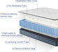 Full Mattress 12 Inch Hybrid Mattress in a Box with Memory Foam