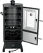 Propane Smoker with Cover, Vertical Meat Gas Smoker Grill Outdoor Heavy Duty 3 Removable Smoking Racks, Black
