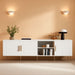 TV Consoles for Living Room, TV Stand with Storage, Entertainment Center for up to TV 71",Modern Television Stands,Tv Cabinet, TV Table for 50/60/70/80 Inch TV for Living Room, Bedroom, White
