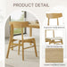 Wooden Dining Chairs Set of 4, Upholstered Kitchen Chairs, Original