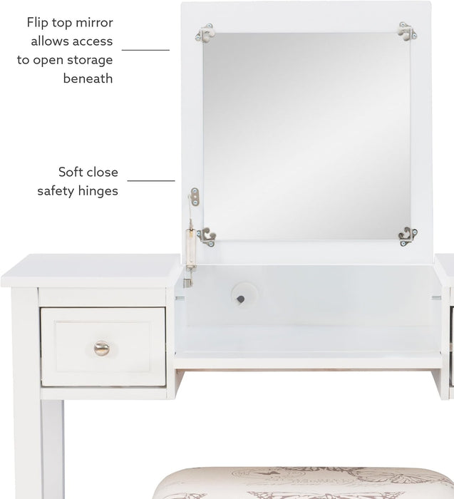 Vanity Set White