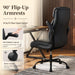 Office Chair, Leather Ergonomic Computer Desk Chair with Rocking
