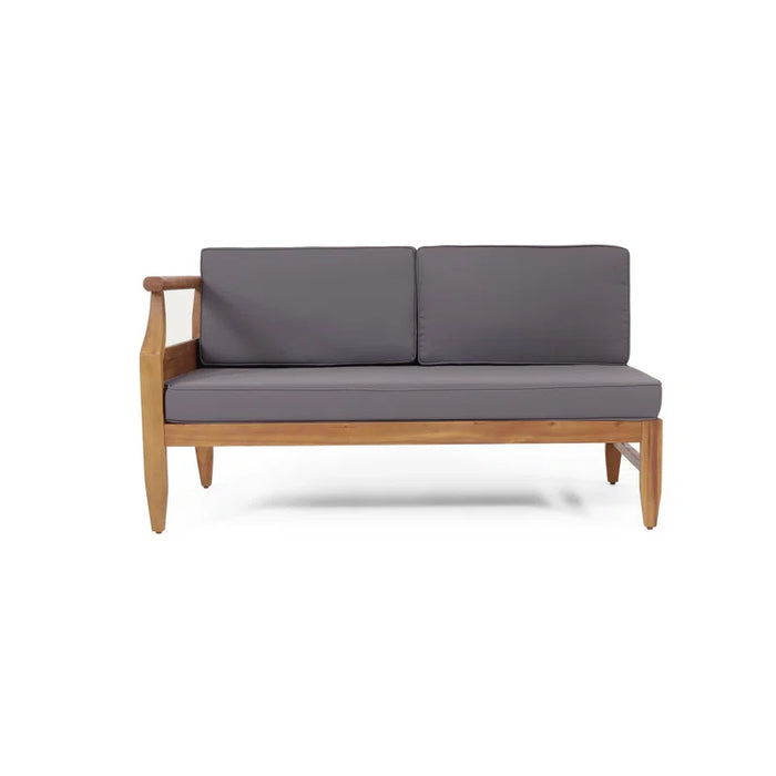 Trishul Acacia 5 - Person Modular Patio Conversation Sets with Cushions