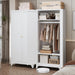 SeventyOneInch Industrial Metal Wardrobe Cabinet Hanging Rod