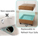 Brown Durable Modular Sectional Sofa With HiddenStorage