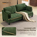 84Inch Extra Deep Luxuriously Textured LinenVelvet Sofa