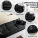 Grey Modular Sectional Sofa With Flexible Configuration
