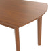 5 Piece Solid Wood Dining Table Set, Farmhouse Mid-Century Modern Table & 4 Upholstered Chairs for Home, Kitchen, Apartment, Space Saving, Brown+Biege