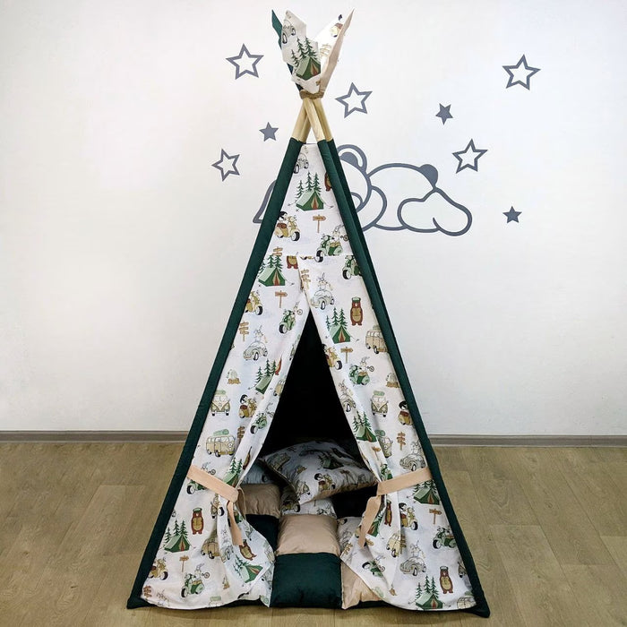 Adventure Kids Tent Reading Nook Camping Playhouse