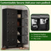 12 Doors Metal Storage Lockers Cabinet for Employees,71" Employees File Storage Locker Cabinets with 12 Lockable Doors and Lock,Tall Steel Looker Cabinet for Gym, School,Office,Stuff,Black