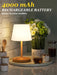 Cordless Shower Lamp Waterproof, Cordless Lamp with 4000Mah Battery, Rechargeable Table Lamp, Touch Dimmable Desk Light for Outdoor, Kitchen, Bathroom, Camping, Patio, IP54