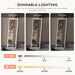 56×18 LED Full Length Mirror with Lights - Wall Mounted Vertical Vanity Mirror for Bedroom & Bathroom, Full Body Backlit, Adjustable Brightness, Tempered Glass