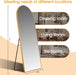 71"X30"Floor Mirror Full Length,Arched Full Length Mirror with Stand,Full Body Mirror,Hanging or Large Leaning for Bedroom Living Room Gold