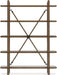 Signature Design by Ashley Roanhowe Contemporary 5-Tier 71" Bookcase, Light Brown