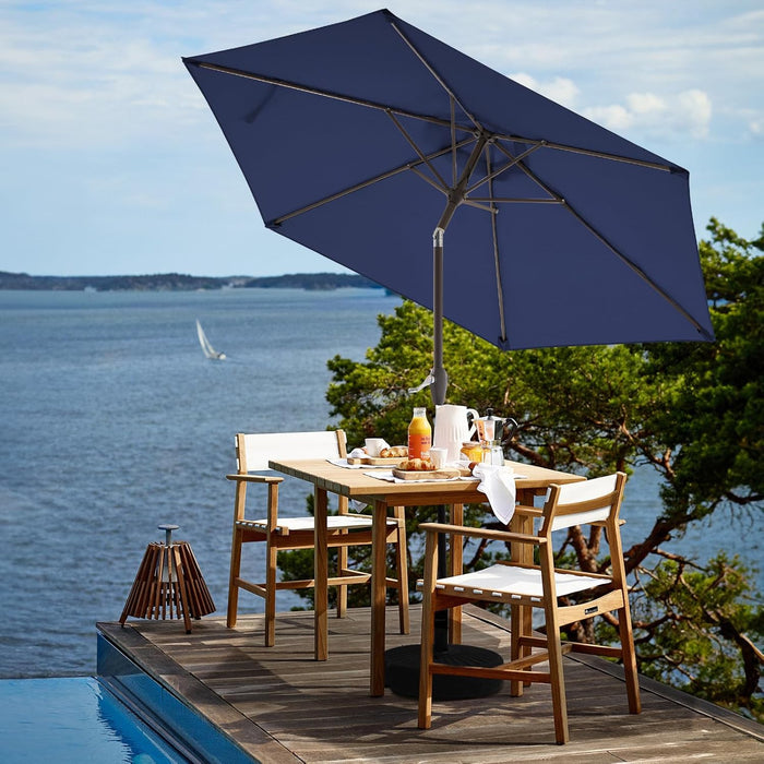 7.5 Ft Outdoor Patio Umbrella, Table Umbrella, Navy