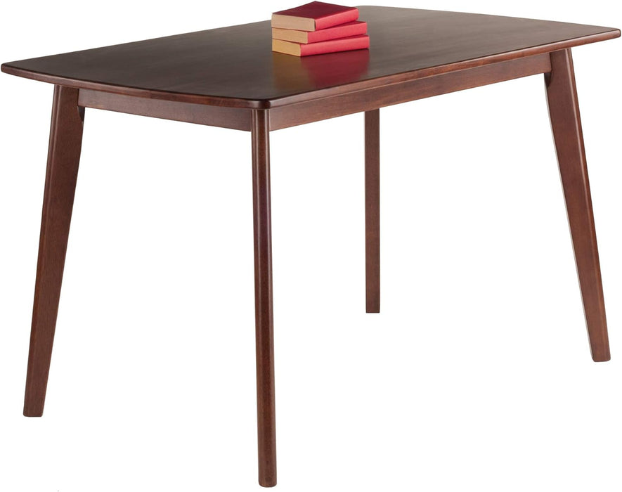 94848 Shaye Dining Table, Walnut, 47.2X29.53X29.13