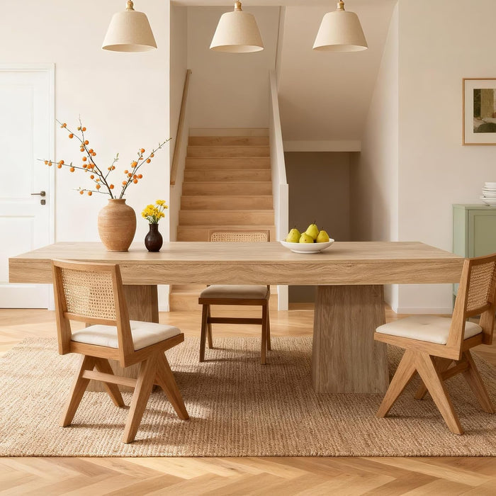 Square Dining Table For Four ThirtyOnePointFiveInch Pedestal