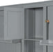 SlateGray Contemporary Murphy Dual Twin Beds Cabinetry