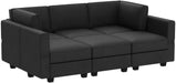 Modular Sectional Sofa Velvet Couch with Chaise