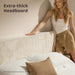 Airframe Queen Upholstered Bed Frame with Plush Padded Headboard