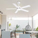 Charlie 52 In. Integrated LED Indoor White Ceiling Fans with Light and Remote Control Included