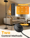 Floor Lamps for Living Room, 69" Tall LED Lamp, 2800LM Standing Lamp Remote & Foot Switch with 1H Timer, 2700-6500K Stepless Dimmable Modern Pole Light for Bedroom, Reading, Black