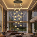 20 Light Black Elegant Chandelier Pendant Lighting