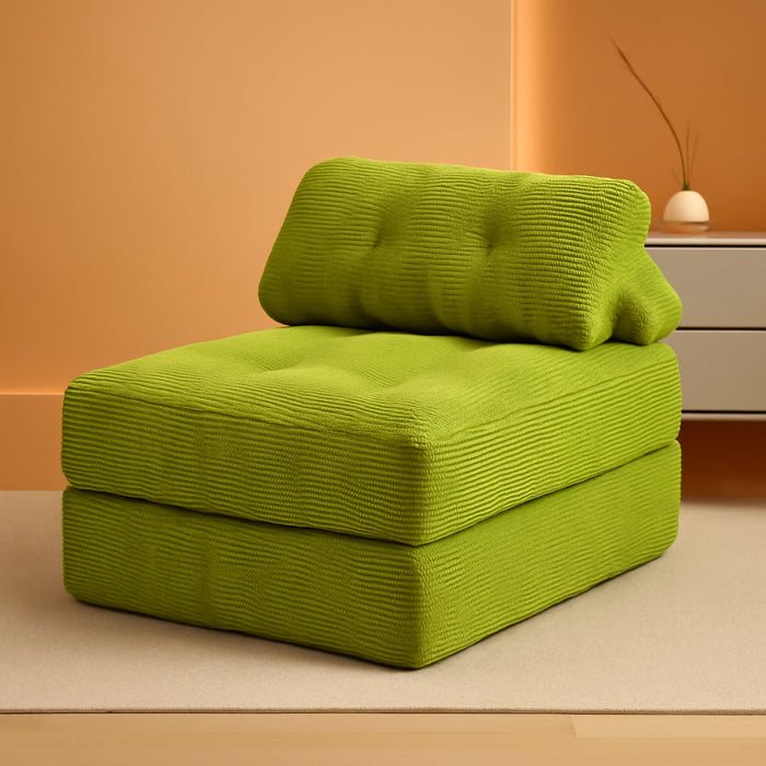 Emerald Convertible Sleeper Sofa Bed With Backrest