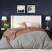 Queen Size Velvet Bed Frame/Vertical Channel Tufted Wingback Headboard/Upholstered Platform Bed/Strong Wooden Slats/No Box Spring Needed/Easy Assembly/White