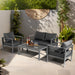 Berget 4 - Person Patio Conversation Sets with Cushions