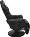 900 Gaming Recliner - Video Games Console Recliner Chair, Computer Recliner, Adjustable Leg Rest and Recline, Recliner with Cupholder, Reclining Gaming Chair with Footrest - Black