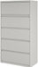 Hirsh 36 in W 5 Drawer Lateral File Cabinet, Light Gray, A4/Legal/Letter 17640-1 Each