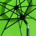 9Ft Patio Umbrella Outdoor Table Umbrella with 8 Rib Grass Green