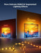 TV Backlight 3 Lite with Fish-Eye Correction Function Sync to 55-65 Inch Tvs, 11.8Ft RGBICW Wi-Fi LED Strip Lights with Camera, 4 Colors in 1 Lamp Bead, Voice and APP Control, Adapter