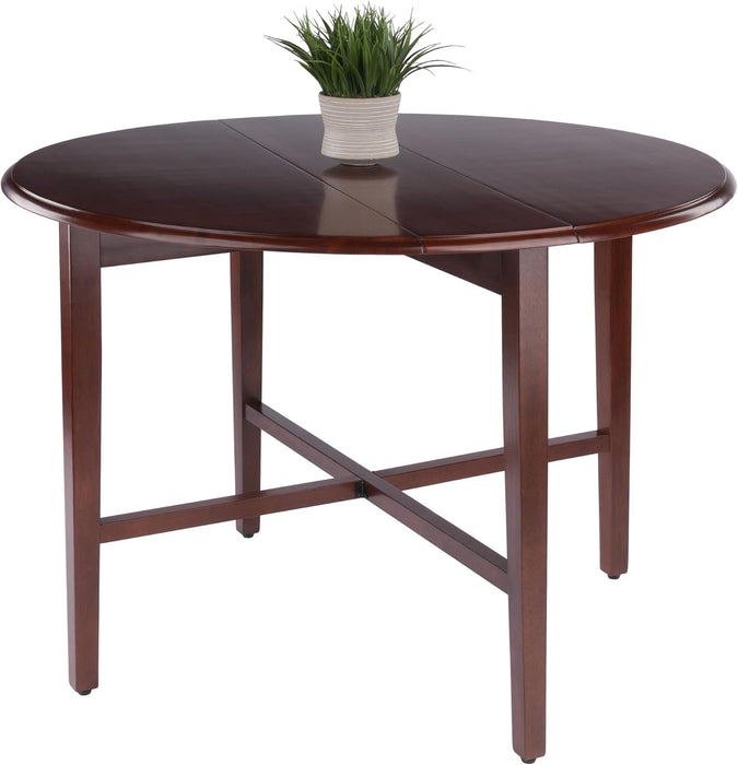 Expandable Collapsible Double Leaf Dining Table Compact