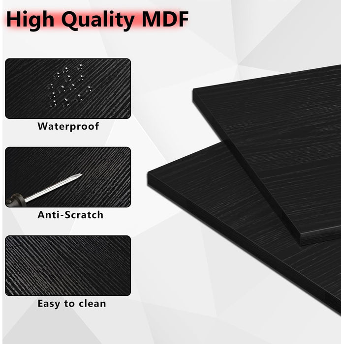 80" Fireplace TV Stand With, Modern 50" Smart Fireplace Fire Place Entertainment Center, Adjustable TV Console with 12-Color LED Lights, for Living Room, Black