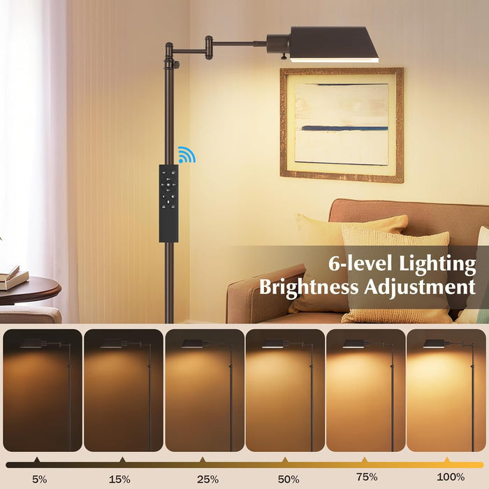 Bronze Height Adjustable Color Temperature Floor Lamp