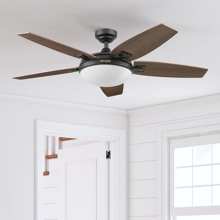 Carmel 48 Inch Bronze Contemporary Ceiling Fan