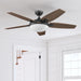 Carmel 48 Inch Bronze Contemporary Ceiling Fan