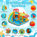 Inflatable Bounce House Water Slide 620W TurboBlower