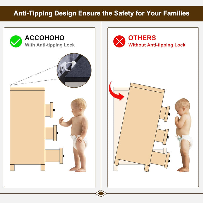 Modern 9 Drawer Dresser for Bedroom, 52" Wide Wooden Dressers with Large Storage,Handleless Chest of Drawers TV Stand for Living Room & Hallway, Curved Profile Design, White