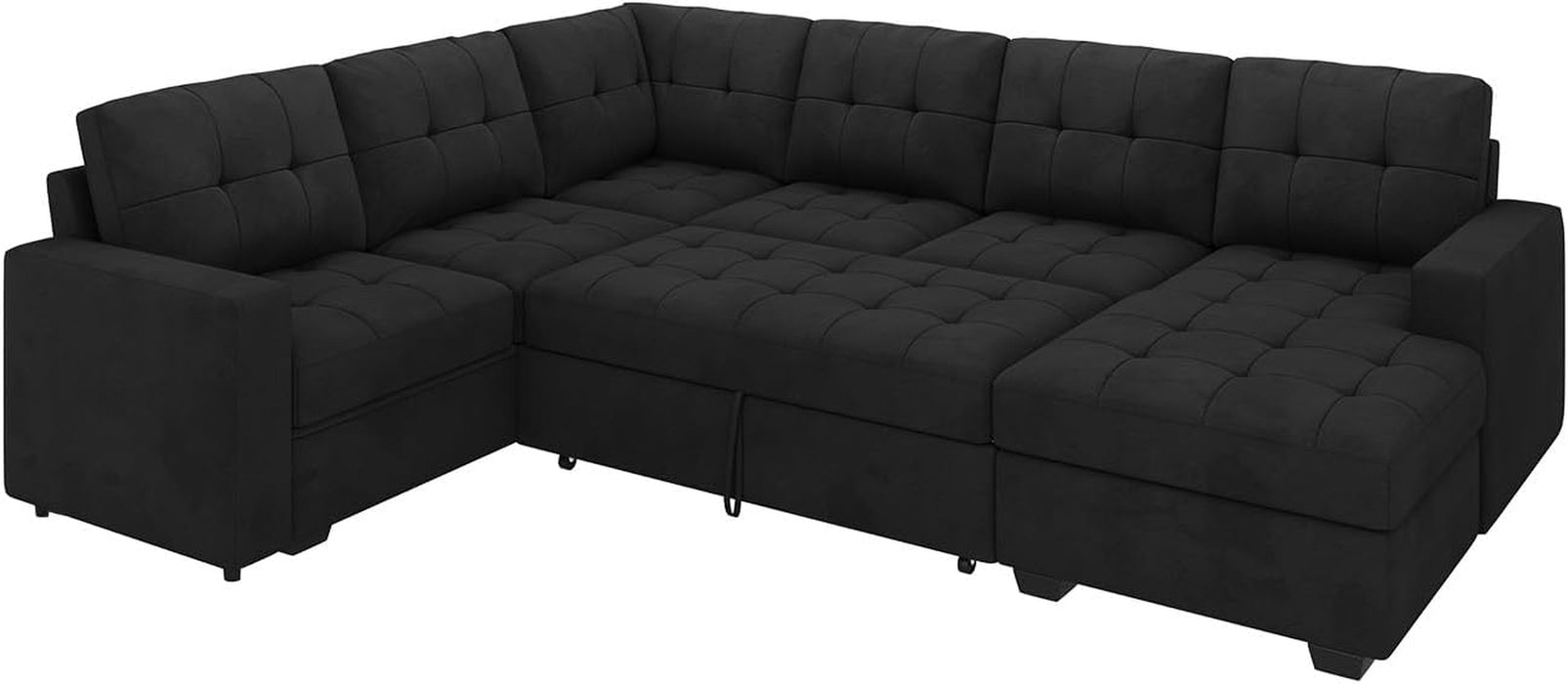  Oversized Sectional Sleeper Sofa with Storage