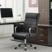 Office Desk Chair,Modern Leather Conference Room Chairs,High Back Ergonomic Home Ofiice Chair,Adjustable Height Swivel Executive Computer Chair with Armrest and Padded Seat,Black
