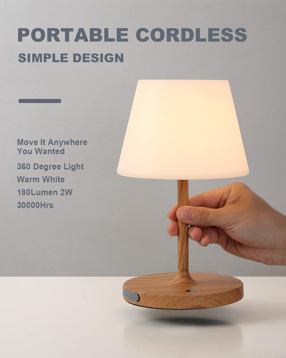 Outdoor Cordless LED Table Lamp Waterproof Rechargeable