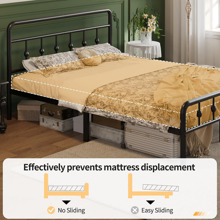 12 Inch Twin Bed Frames with Headboard and Footboard